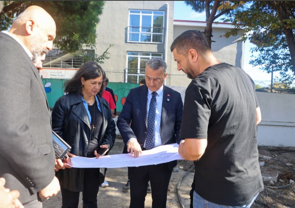 Gazi Kafe Park Çalışmaları Başladı
