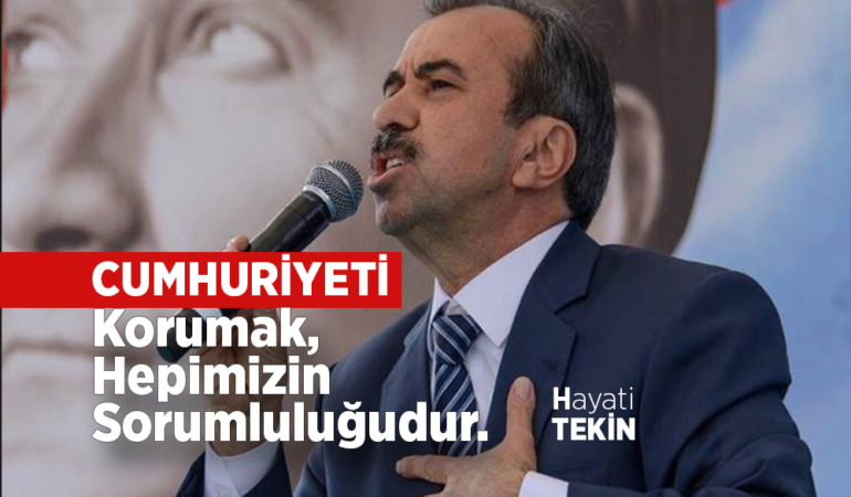 Hayati Tekin’den 29 Ekim Mesajı