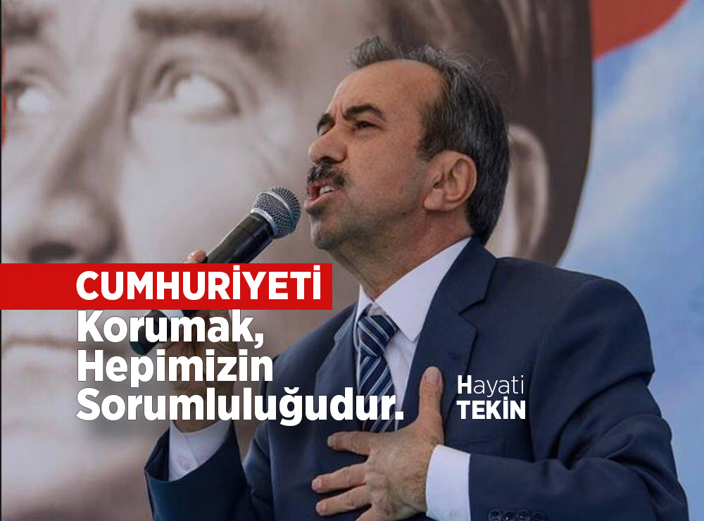 Hayati Tekin’den 29 Ekim Mesajı