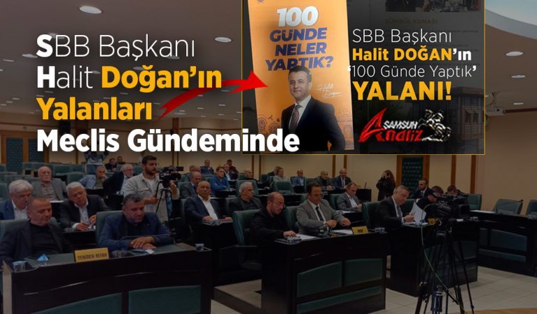 Başkan Doğan’ın Yalanları Meclis Gündeminde