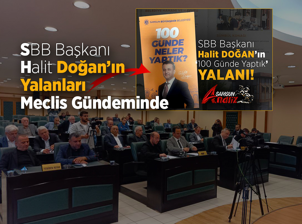 Başkan Doğan’ın Yalanları Meclis Gündeminde