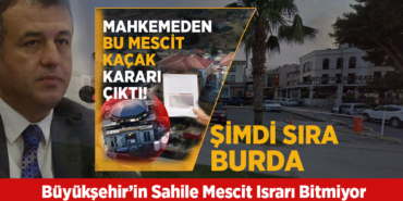 Halit Doğan’dan Yargıya Rağmen Mescit Israrı