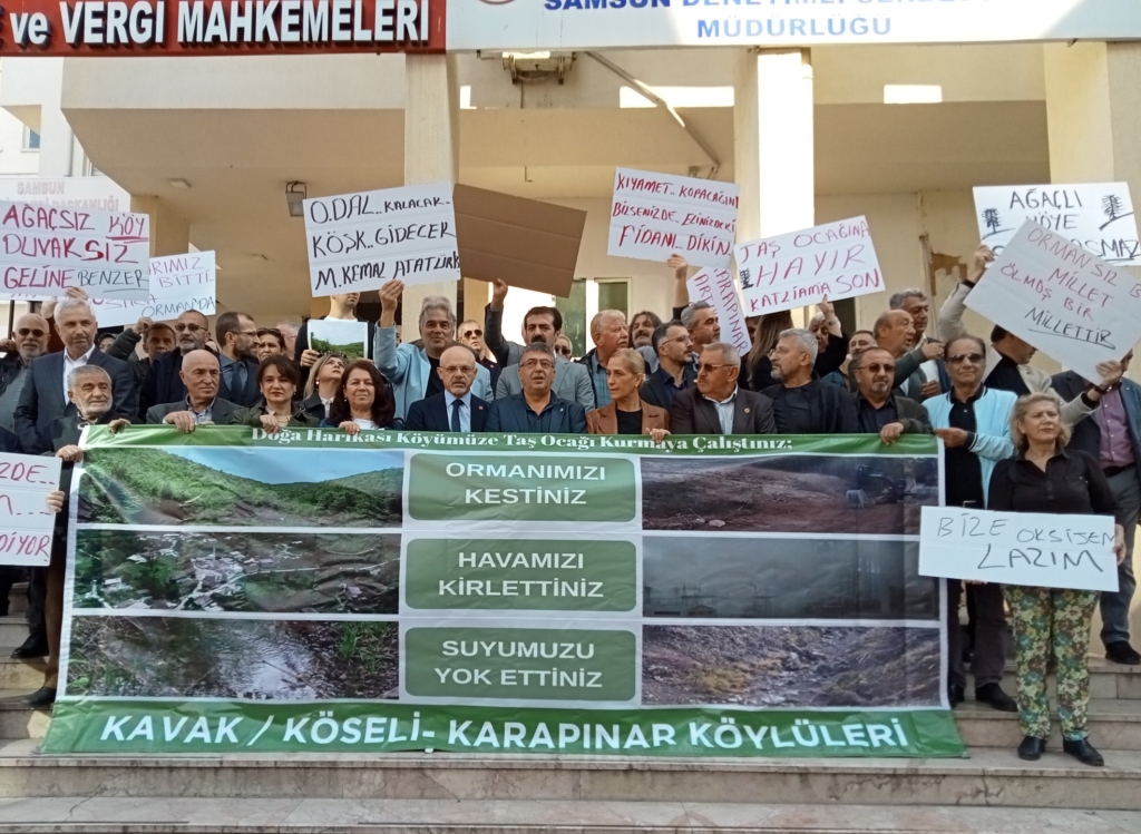 Kavak’ta Mahkeme Kararına Rağmen Taş Ocağı!