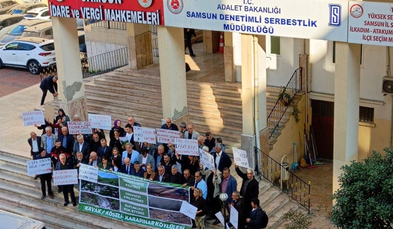 Kavak’ta Mahkeme Kararına Rağmen Taş Ocağı!