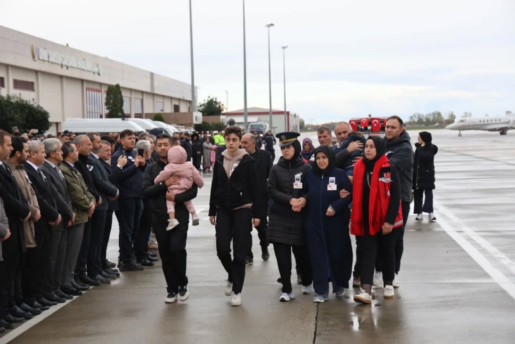 Samsun Şehidini Gözyaşlarıyla Uğurladı