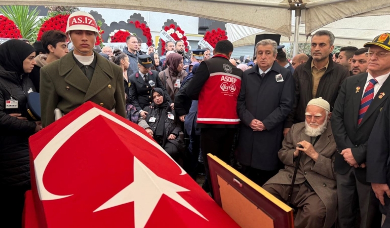 Samsun Şehidini Gözyaşlarıyla Uğurladı