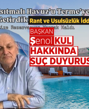 Şenol Kul Hakkında Suç Duyurusu!