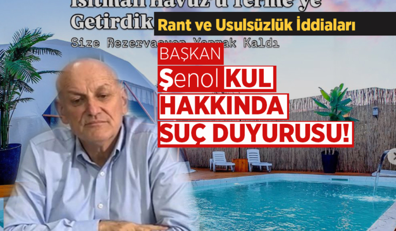 Şenol Kul Hakkında Suç Duyurusu!