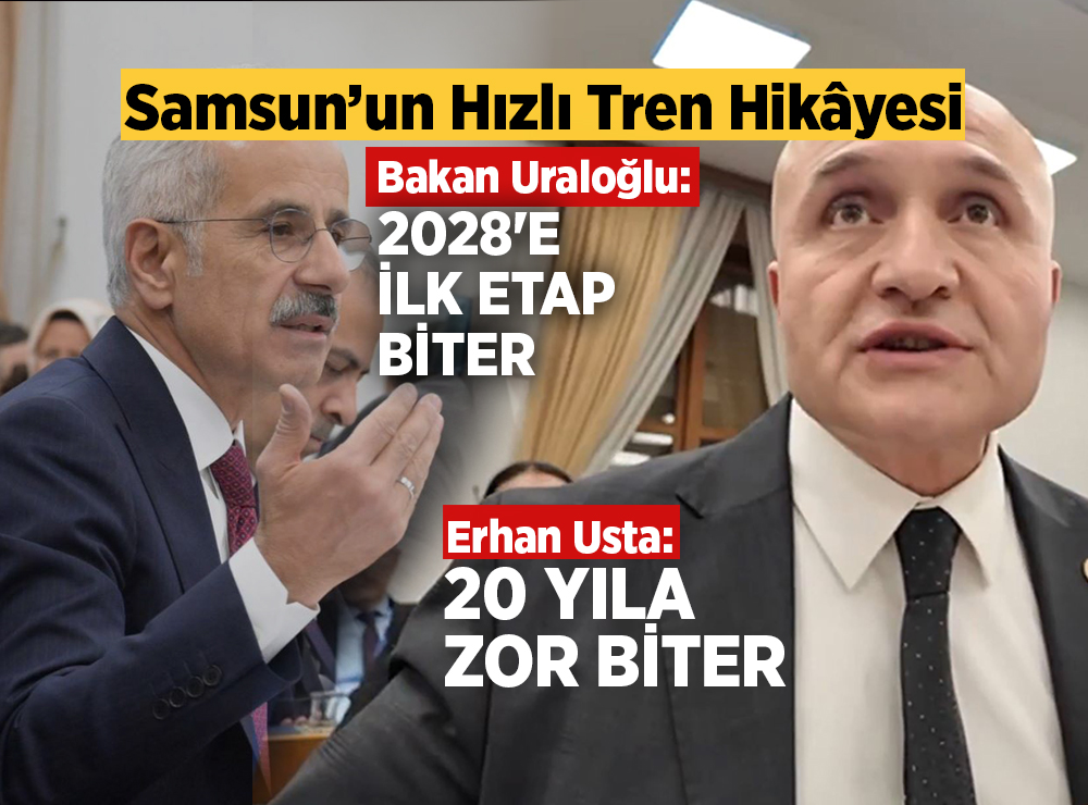 TBMM’de Samsun Hızlı Tren Tartışması