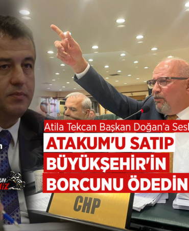 Tekcan’dan Başkan Doğan’a “Atakum’u Sattınız” Çıkışı