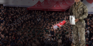 Samsun Şehidini Uğurladı