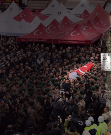 Samsun Şehidini Uğurladı
