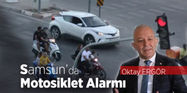 Samsun’da Motosiklet Alarmı