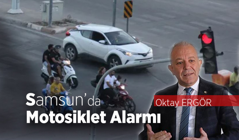 Samsun’da Motosiklet Alarmı