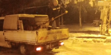 İlkadım Belediyesi Karla Mücadelede Sahada
