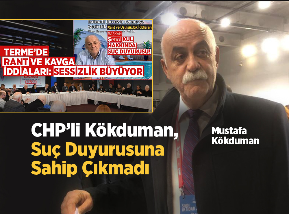 Karaduman, Suç Duyurusuna Sahip Çıkmadı