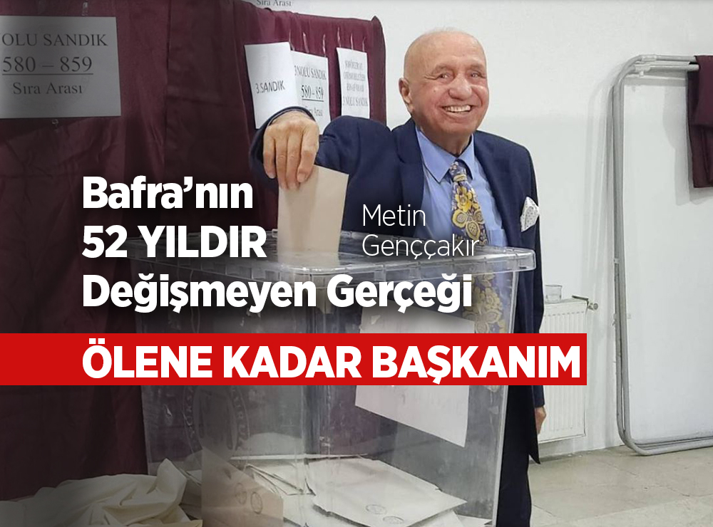 Samsun'da 56 Yıldır Değişmeyen Koltuk