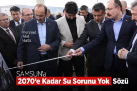 Samsun’un 50 Yıllık Su Haritası Masaya Yatırıldı