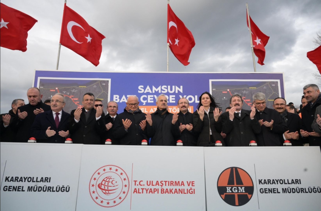Samsun Batı Çevre Yolu’nun Temeli Atıldı