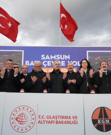 Samsun Batı Çevre Yolu’nun Temeli Atıldı