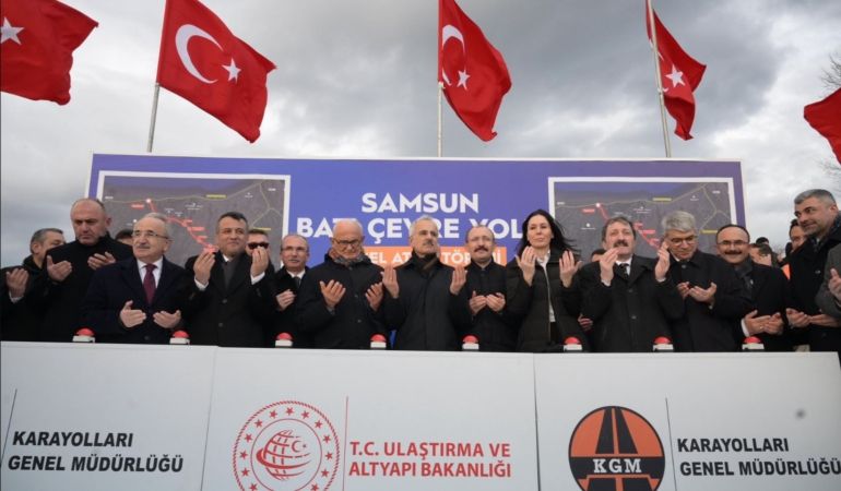 Samsun Batı Çevre Yolu’nun Temeli Atıldı