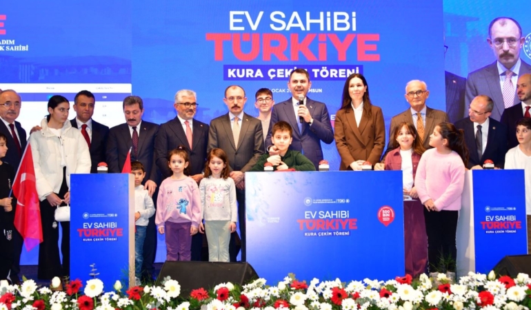 Samsun’da 6 Bin 397 Sosyal Konutun Hak Sahipleri Kura ile Belirlendi