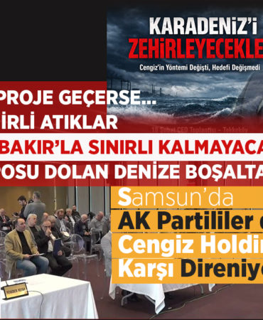 Samsun’da AK Partililer de Cengiz’e Direniyor