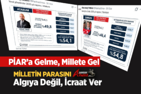 Samsun’da Anket Yalanları
