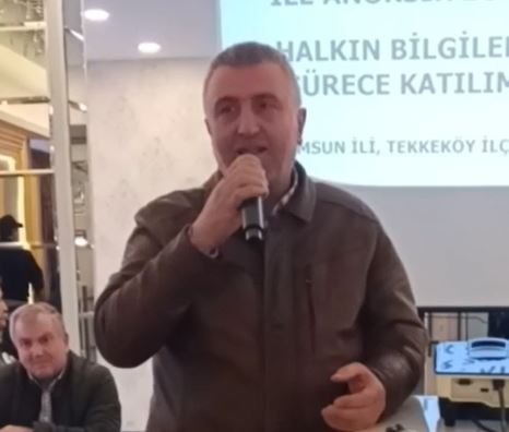 Tekkeköy Ziraat Odası Başkanı Ahmet Halit Yücel