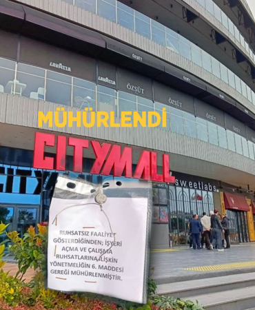 Samsun Atakum’da City Mall AVM Mühürlendi