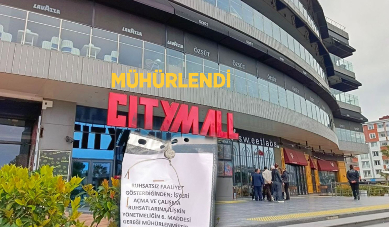 Samsun Atakum’da City Mall AVM Mühürlendi