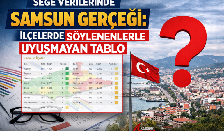 SEGE Verilerinde Samsun Gerçeği