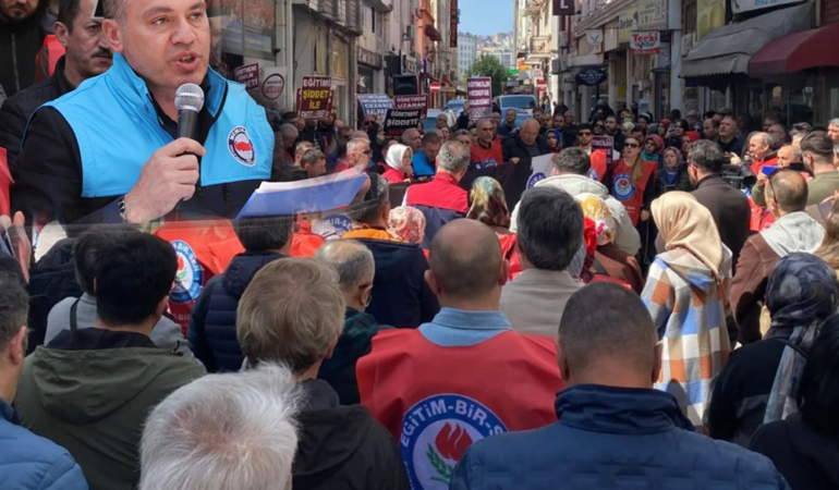 Samsun’da Eğitimciler Ayakta