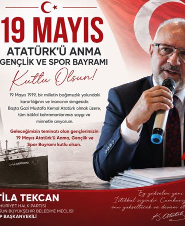 Atila Tekcan’dan 19 Mayıs Mesajı