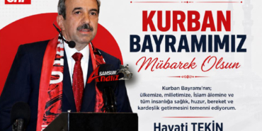 Hayati Tekin'den Kurban Bayramı Mesajı