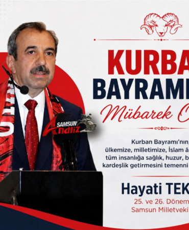 Hayati Tekin'den Kurban Bayramı Mesajı