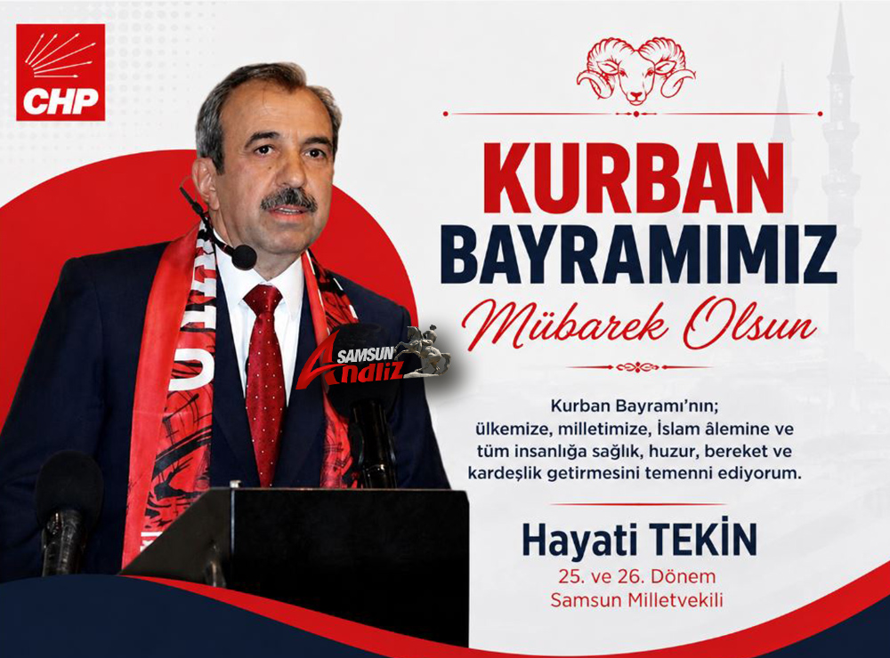 Hayati Tekin'den Kurban Bayramı Mesajı