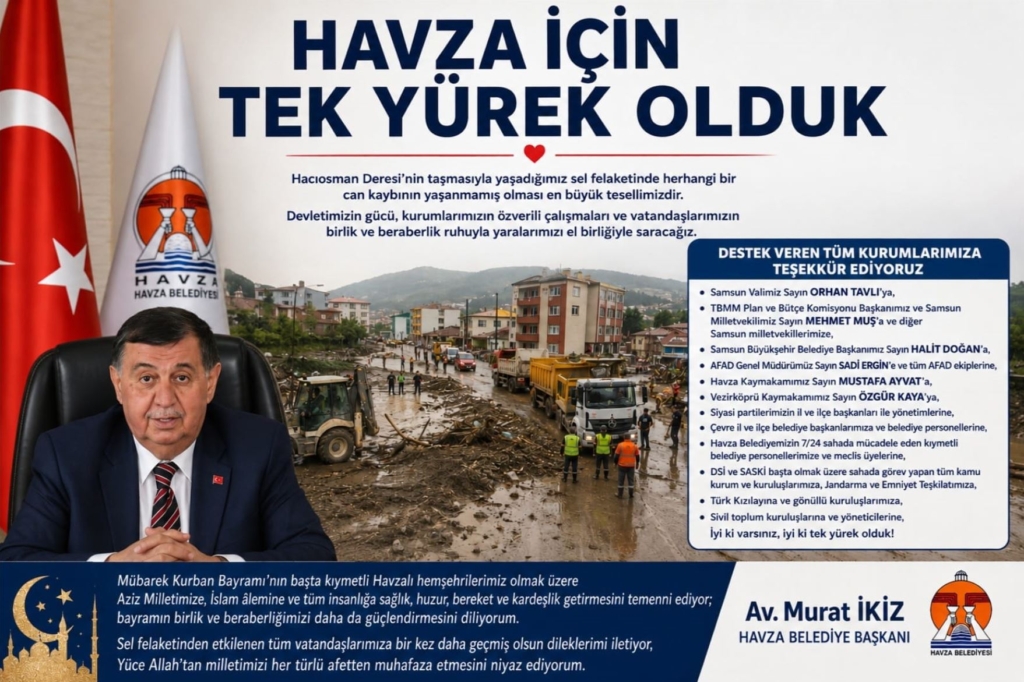 Murat İkiz’ten Sel Sonrası Dayanışma ve Teşekkür Mesajı