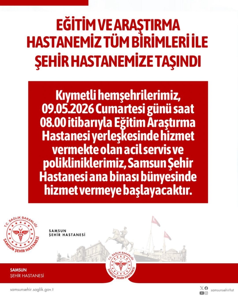 Samsun’da Sağlık Hizmetleri Yeniden Şekilleniyor