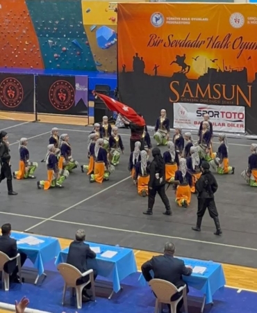 İlkadım’ın Halk Oyunları Ekibi Türkiye Şampiyonası’nda