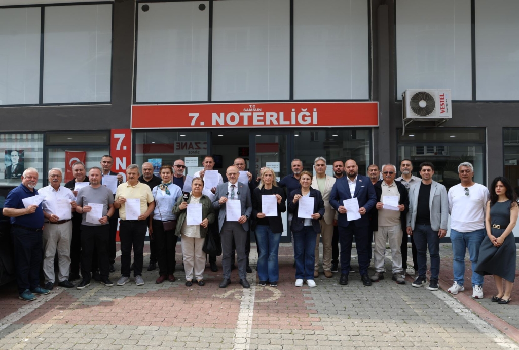 CHP Samsun'da Kurultay İçin İmzalar Atıldı!