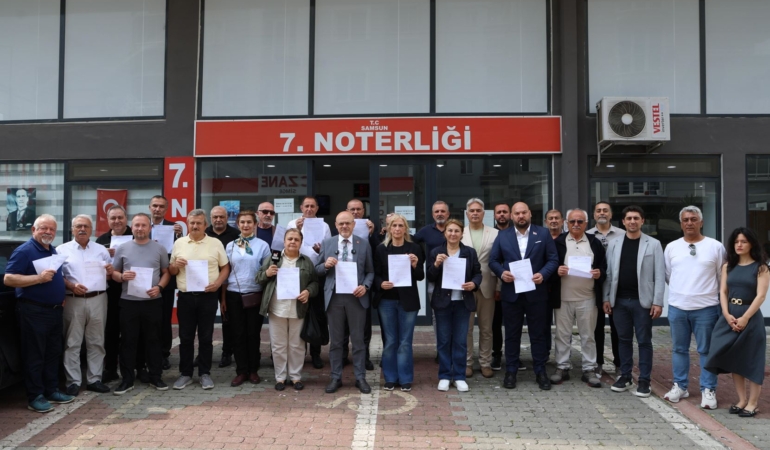 CHP Samsun’da Kurultay İçin İmzalar Atıldı!
