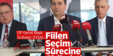 Gültekin Uysal'dan Samsun'da Dikkat Çeken Çıkış