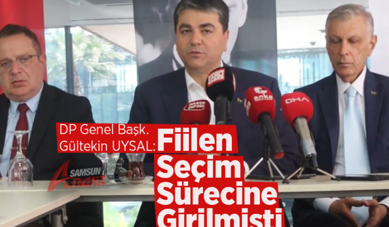 Gültekin Uysal’dan Samsun’da Dikkat Çeken Çıkış