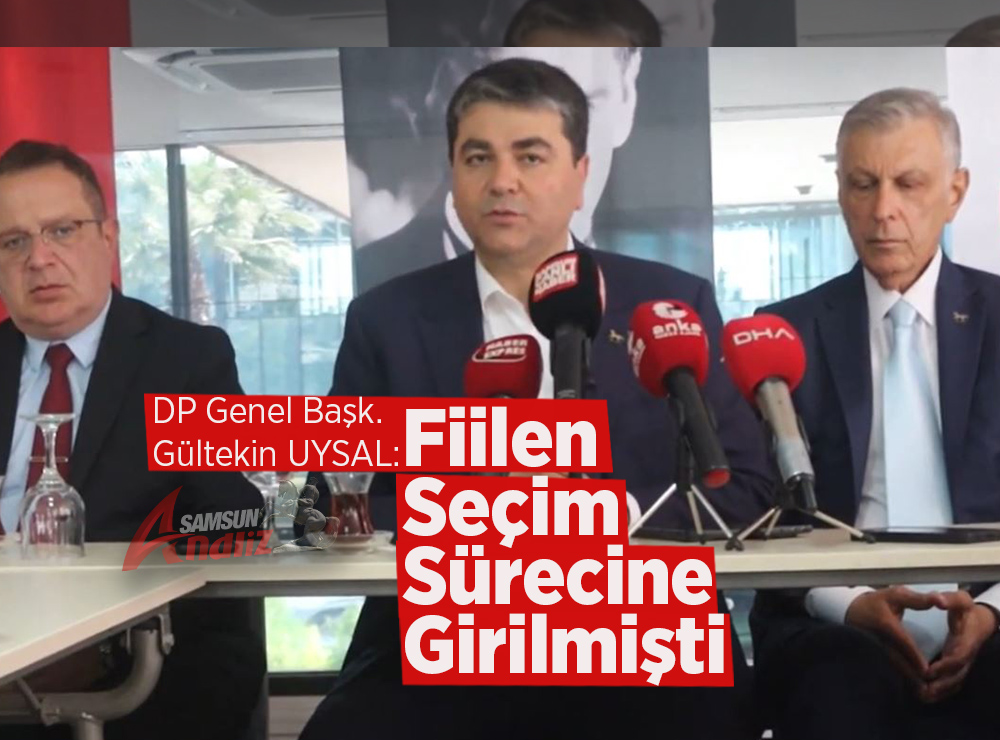 Gültekin Uysal'dan Samsun'da Dikkat Çeken Çıkış