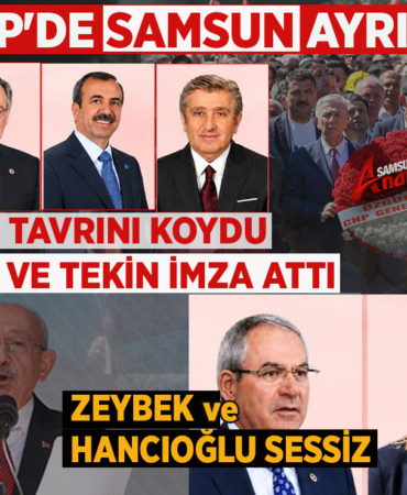 Samsun CHP'de Saflar Netleşiyor