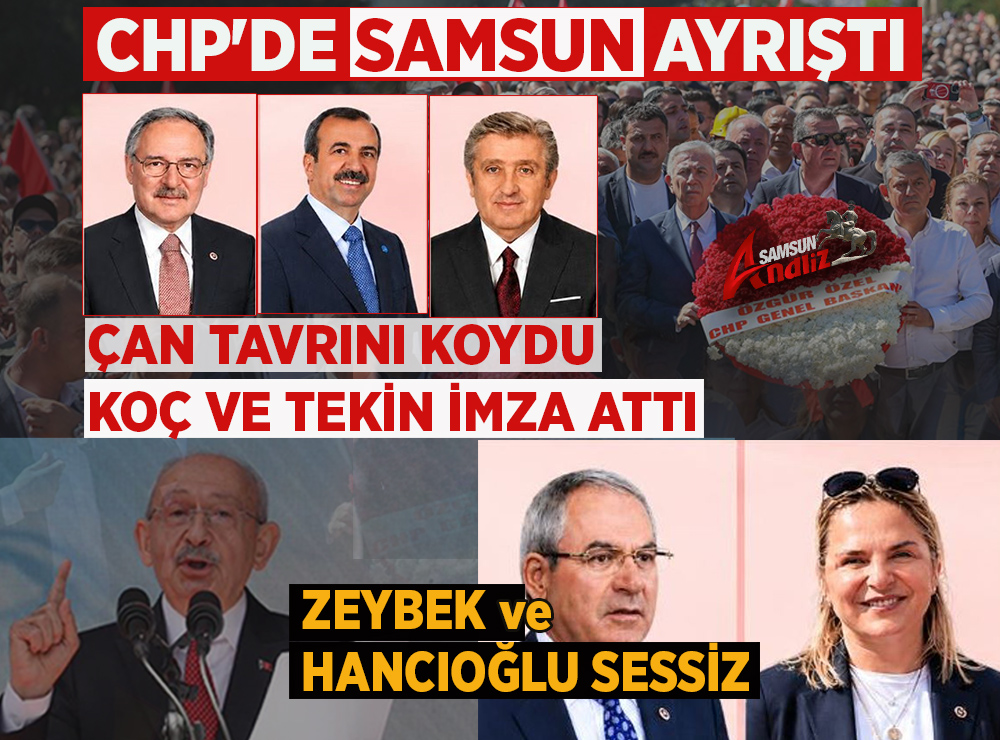 Samsun CHP'de Saflar Netleşiyor