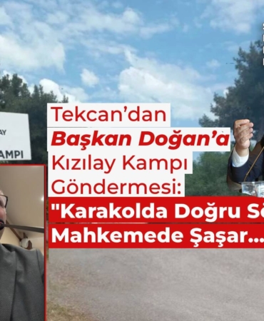 Atila Tekcan'dan Halit Doğan'a Kızılay Kampı Çıkışı