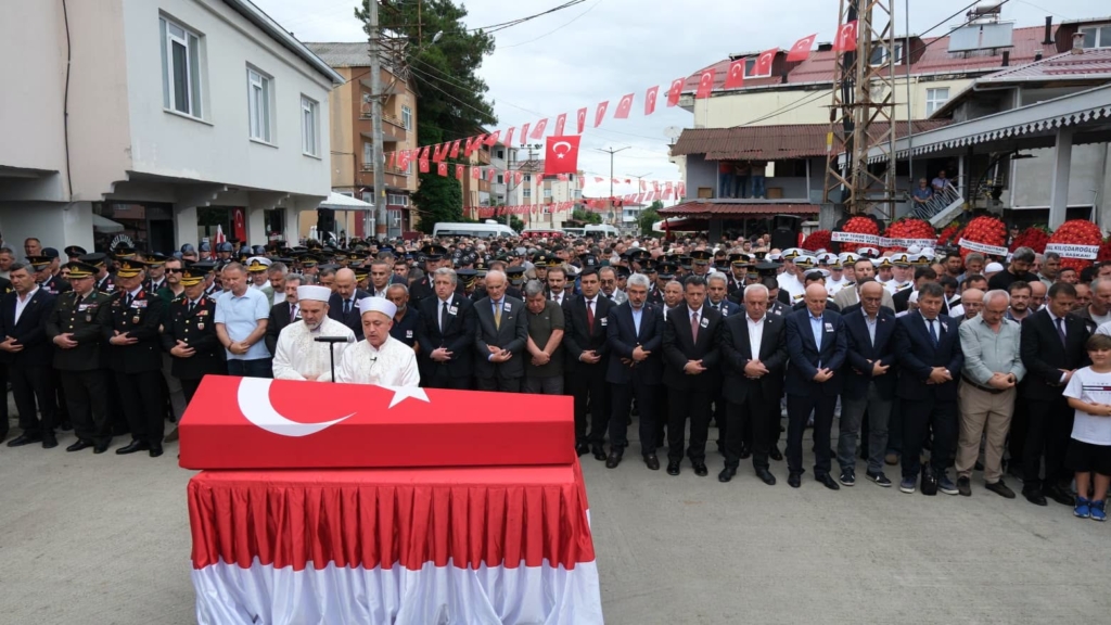 Samsun Şehidini Gözyaşlarıyla Uğurladı