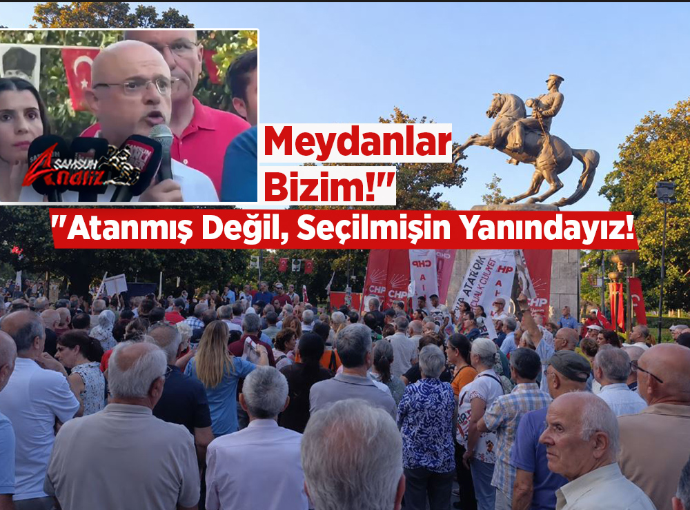 Samsun’dan CHP Genel Merkezine Rest